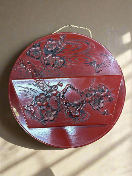 LACQUERED JAPANESE WALL POCKET