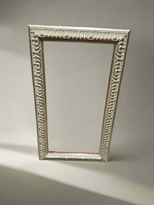 SMALL ORNATE SILVER FRAME