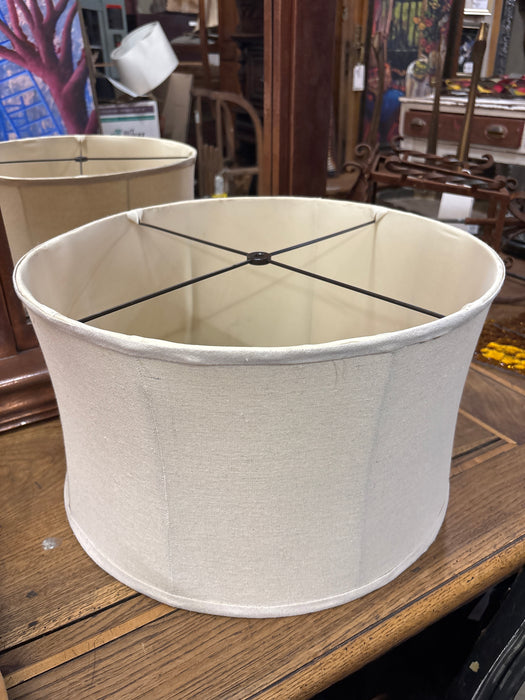 LARGE LINEN LAMP SHADE