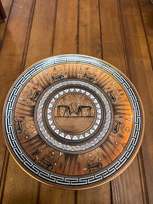 LARGE GREEK TOURIST PLATE
