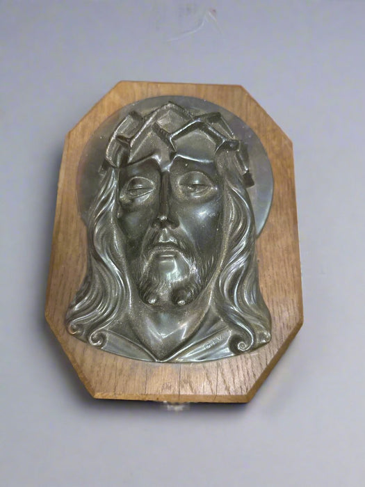 METAL JESUS PLAQUE