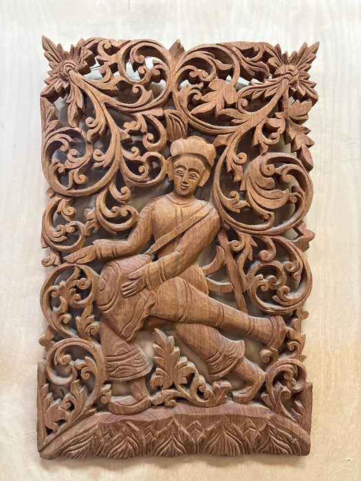 ASIA FRET CARVED PANEL