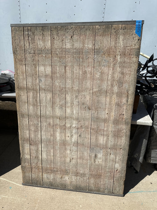 RUSTIC WOOD AND METAL TABLE TOP