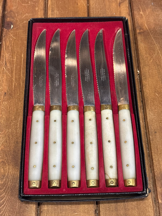 SET OF 6 FRENCH NEIMAN MARCUS STEAK KNIVES