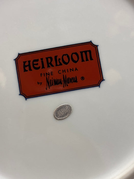 SMALL REDISH ORANGE BAMBOO NEIMAN MARCUS IMARI PLATE 1 OF 14