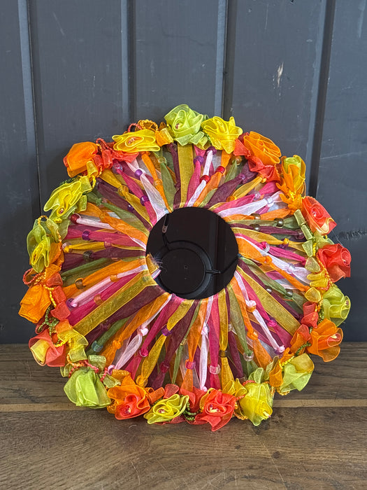 BRIGHT COLORED FABRIC SHADE