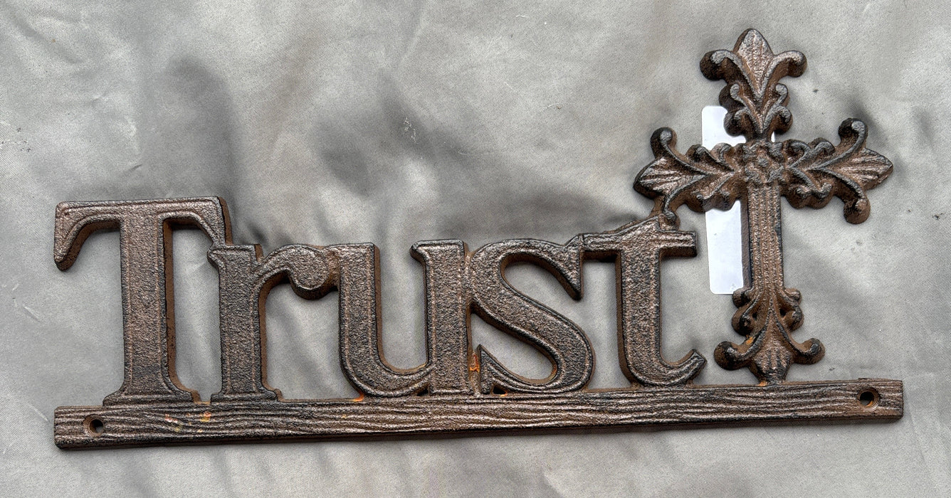 IRON TRUST PLAQUE 1 OF 6