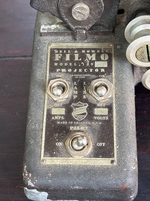 MID CENTURY BLACK BELL & HOWELL FILMO M.129 PROJECTOR