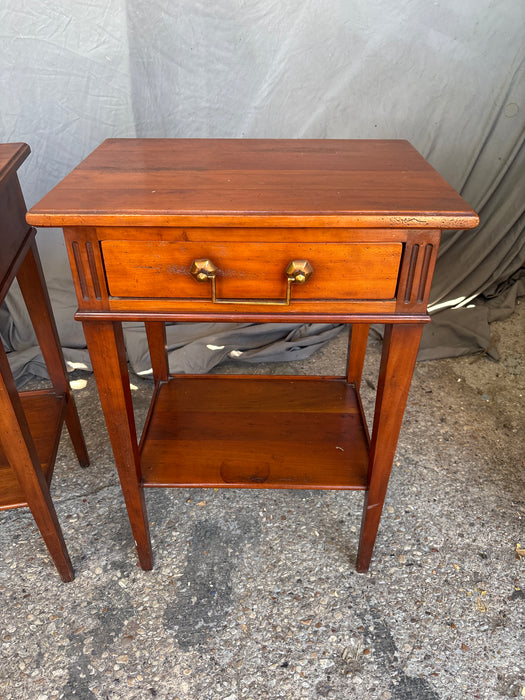 PAIR OF LOUIS XVI MAHOGANY SIDE CABINETS
