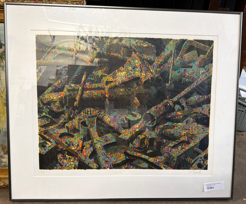SILK SCREEN PRINT BY BARRETT TITLED VICE II 1988