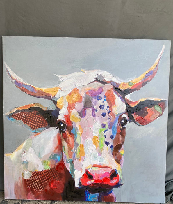 LONGHORN GICLEE PRINT ON CANVAS