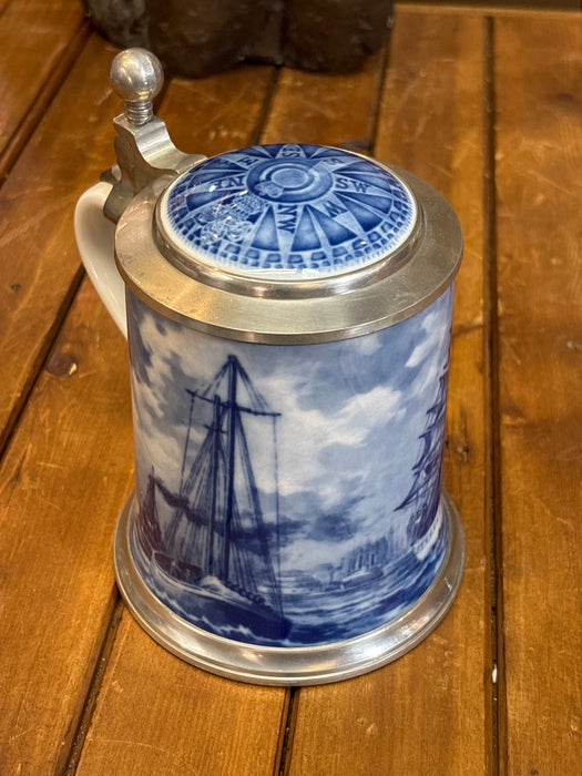 SMALL BERLIN BLUE CHINA 1987 SHIP STEIN