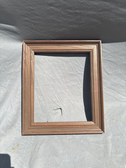 SMALL BROWN FLARED EDGE FRAME