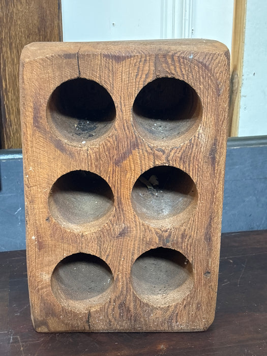 WOOD BLOCK WINE RACK