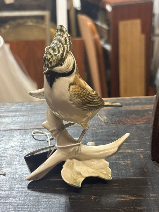 GERMAN KARL ENS PORCELAIN CREDTED TIT BIRD