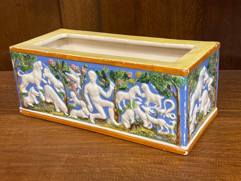 BRIGHT ITALIAN RECTANGLE PLANTER