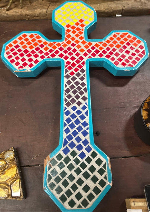 COLORFUL MOSAIC CROSS