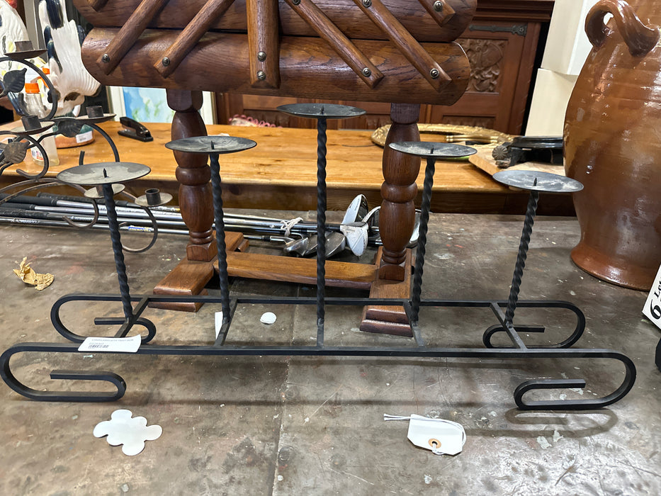 CANDELABRA WITH TWIST IRON