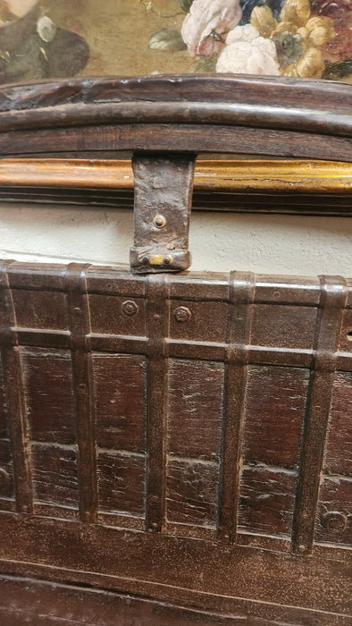 TEAK ITALIAN BENCH WITH IRON