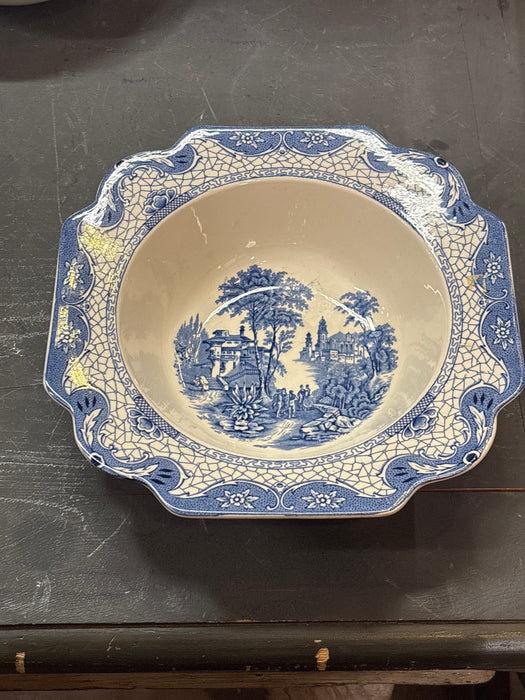 LARGE ADAMS LANDSCAPE OPEN VEGETABLE DISH