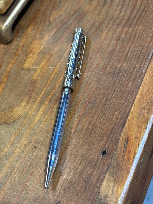 ORNATE PIERRE CARDIN GOLD BALL POINT PEN