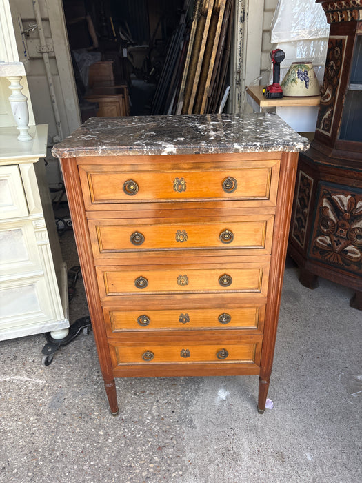 LOUIS XVI 5 DRAWER CHEST