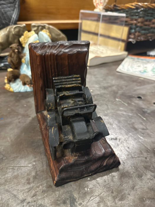 AS FOUND JALOPY BOOKEND