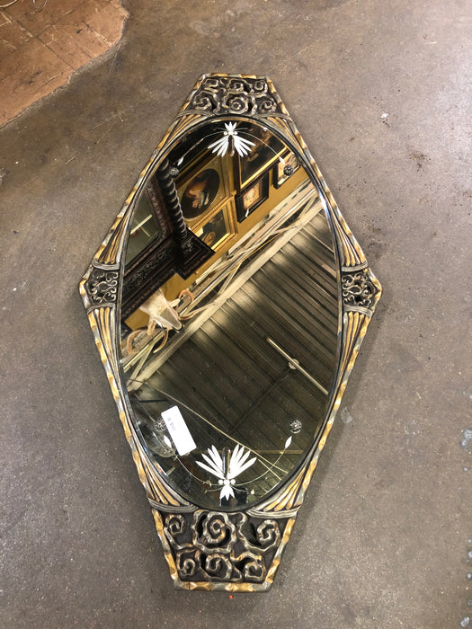 DECO OVAL MIRROR