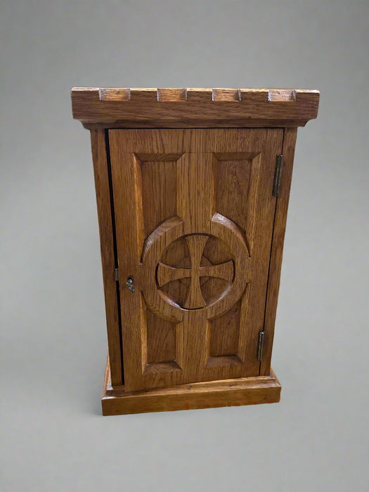 TINY CHURCH CABINET WITH CROSS