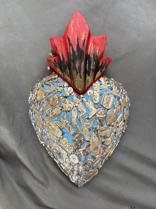 WOOD AND TIN IMMACULATE HEART 1 OF 2