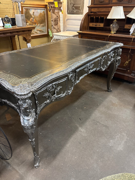 LARGE SILVER FRENCH STYLE DESK
