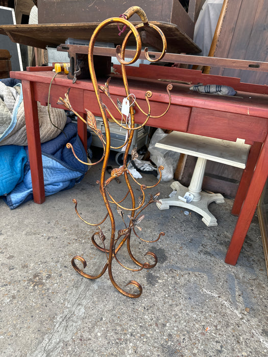 GOLD FINISH WINE RACK