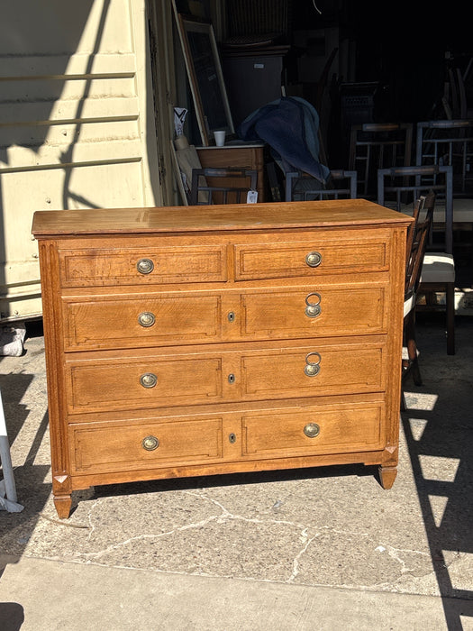 19TH CENTURY OAK DIRECTOIRE CHEST - AS FOUND