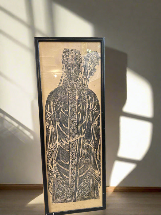 FRAMED TEMPLE RUBBING