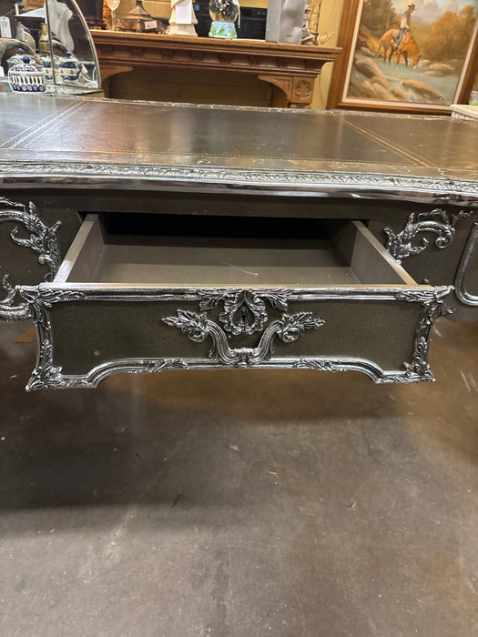 LARGE SILVER FRENCH STYLE DESK