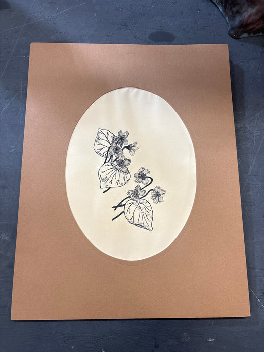 FLORAL DRAWING - SIGNED