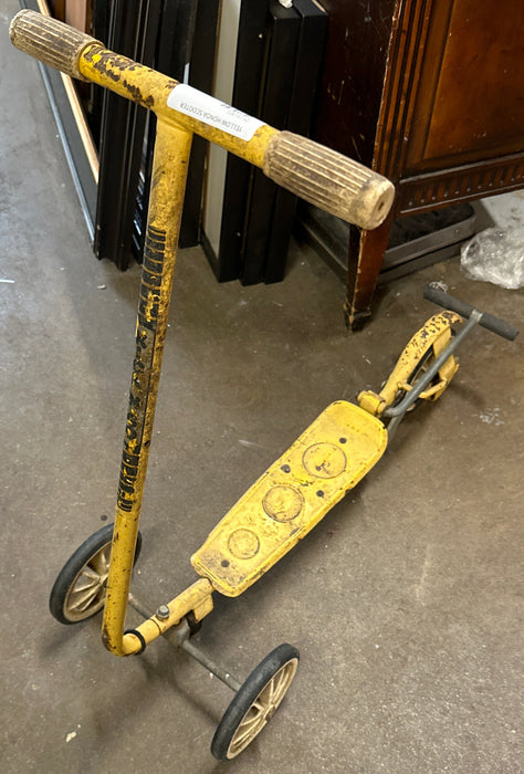 YELLOW HONDA SCOOTER