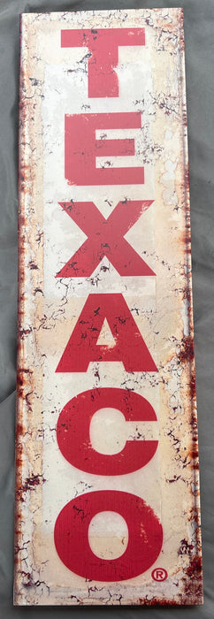 TIN TEXACO SIGN 1 OF 2