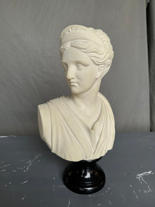 CAST STONE BUST OF DIANA