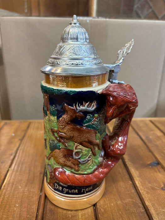 SMALL 20TH CENTURY GERMAN WOODLAND CREATURES STEIN