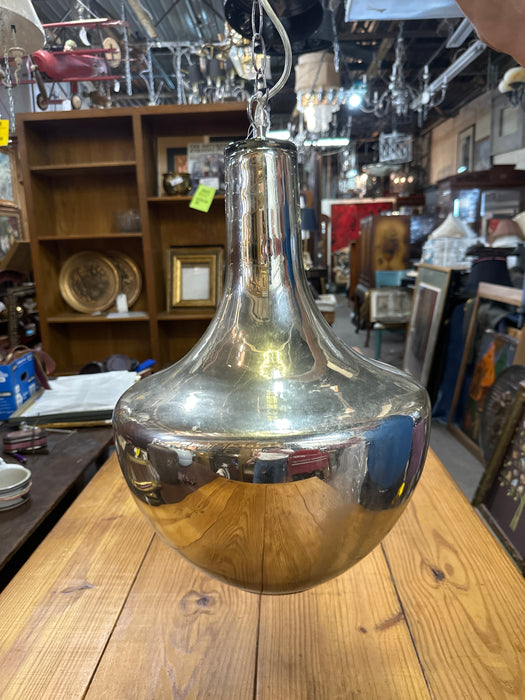 MERCURY GLASS LANTERN