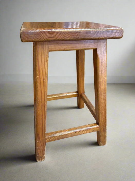 LITTLE RUSTIC PINE STOOL