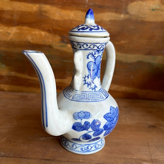 BLUE AND WHITE SMALL PITCHER