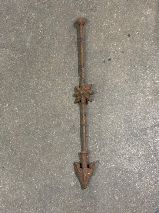 IRON ORNAMENTAL SPEAR 1 OF 2