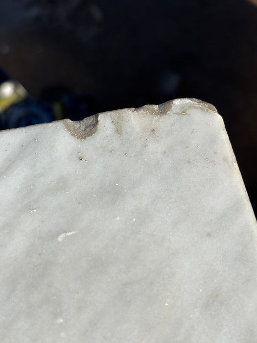 MARBLE TOP LOUIS PHILLIPE BURLED WALNUT 4 DRAWER CHEST