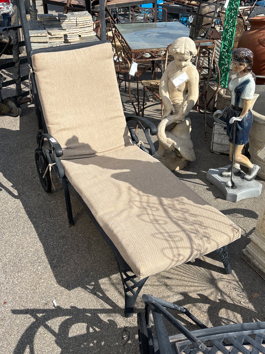 PAIR OF AS FOUND CHAISE LOUNGES