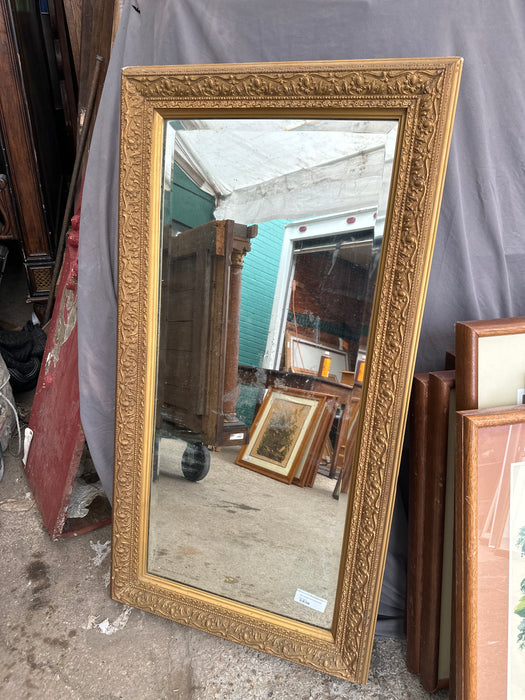 GILT GESSO BEVELED MIRROR