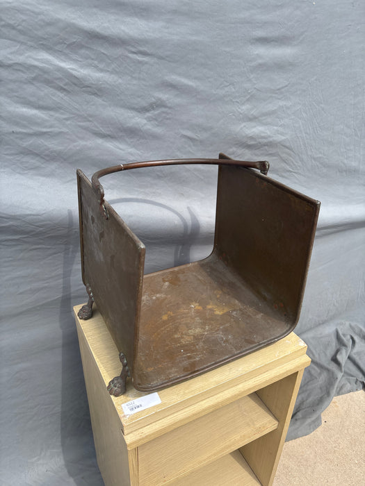 BRASS AND COPPER LOG HOLDER