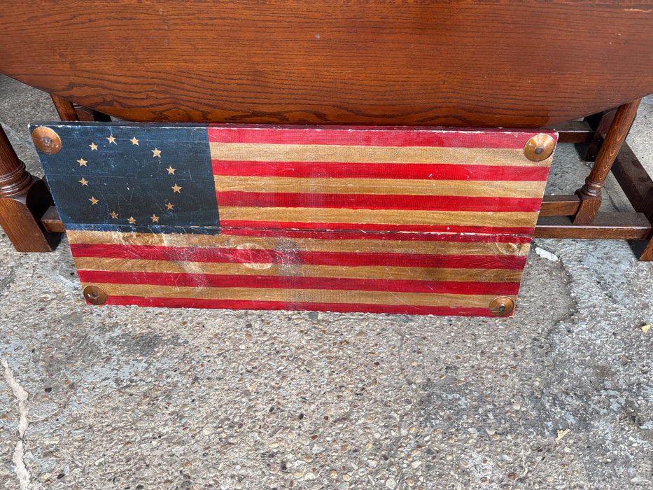 WOOD FLAG