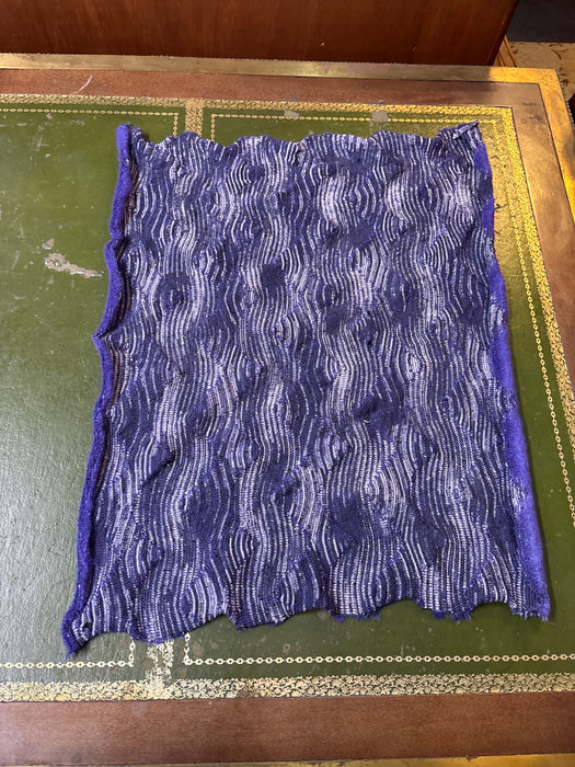 MEDIUM BLUE EARLY 1980S ITALIAN MISSONI FABRIC FROM NEIMAN MARCUS 1 OF 2